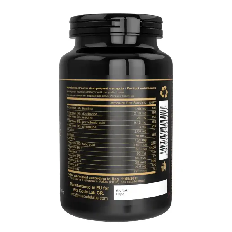 multivitamine lipozomale tabel factori nutritivi
