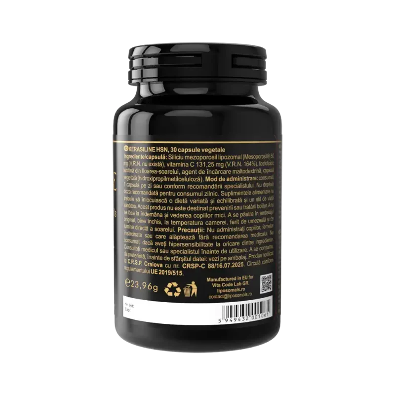 kerasiline hair skin nails cu mesoporosil siliciu organic