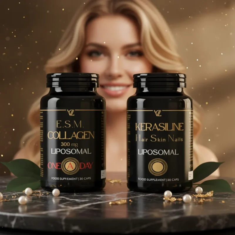 beauty pack Kerasiline cu bio siliciu si Collagen din membrana de ou