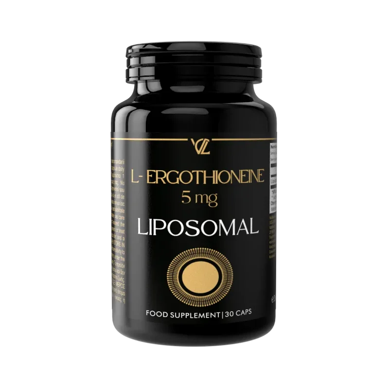 ERGOTIONINA Ergotioneina Lipozomala 5 mg flacon 30 capsule vegetale supliment antioxidant