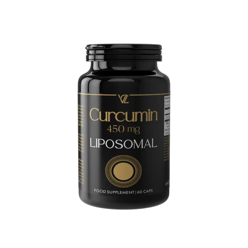 curcumin 60 cps flacon cu Curcumin Lipozomal 450 mg 60 capsule