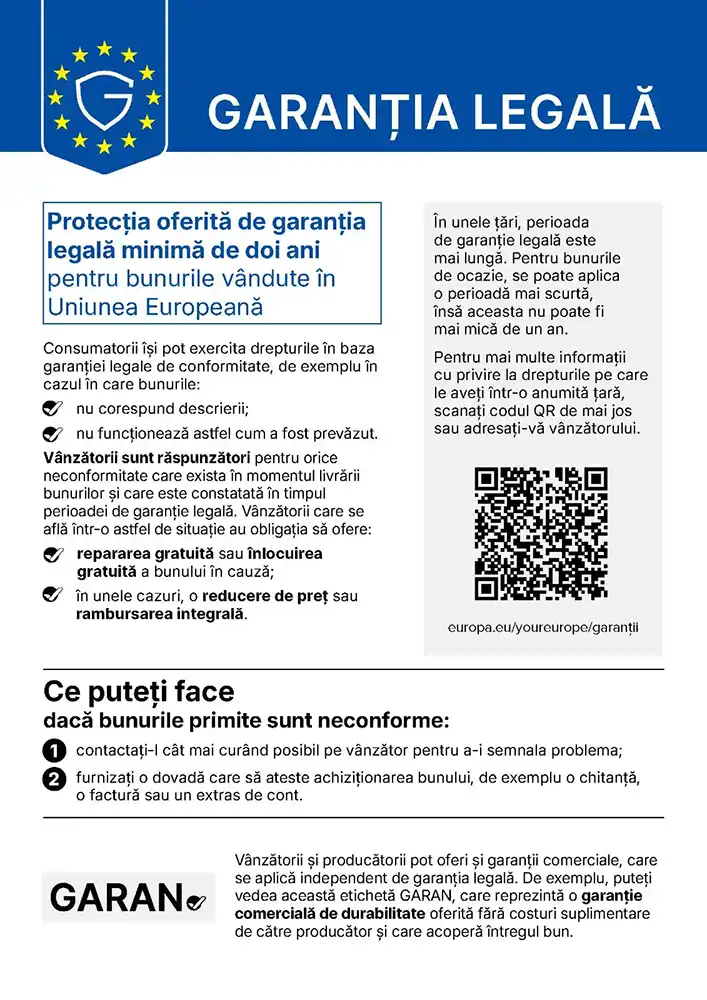 Drepturi privind garantia legala